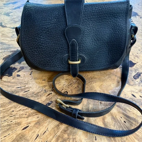 Dooney & Bourke Black Leather Crossbody Bag - Picture 1 of 6